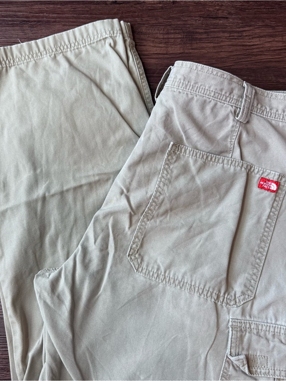 The North Face Pants 36 Vintage A5 Series AVOL Canvas Cargo Hiking Utility Tan
